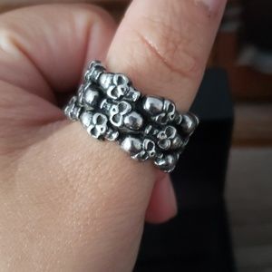3/$10 Gothic Skull Thumb Ring